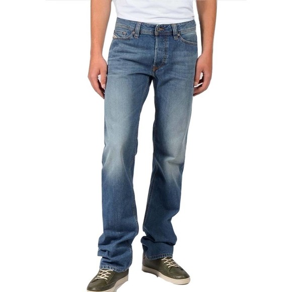 Diesel Viker Regular Straight Leg Jeans Denim Pants Trousers 0R90L 30x32 $178